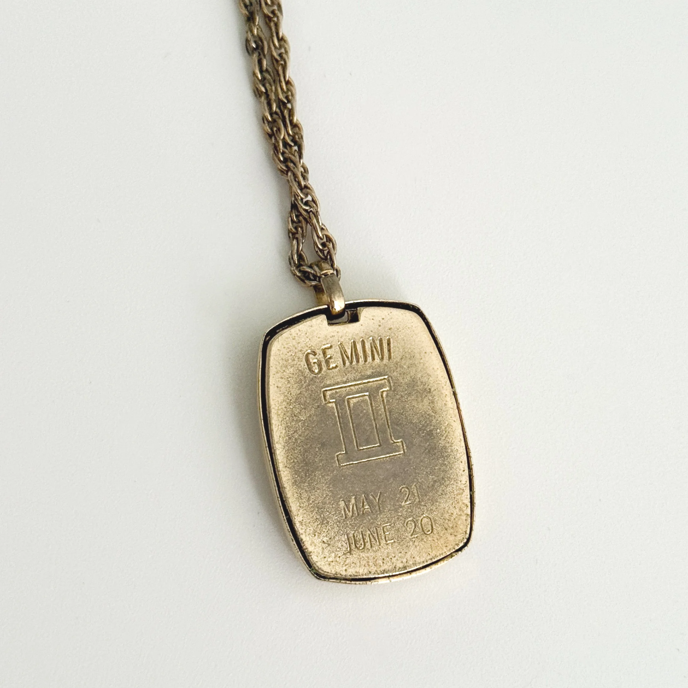 Pierre Cardin Vintage 1979 Libra Zodiac Reworked Necklace with